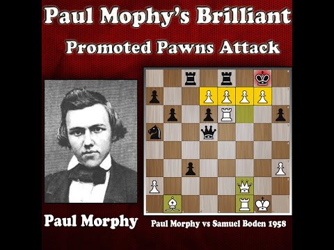 Paul Morphy's Pawns Storm Attack | Paul Morphy vs Samuel Boden 1958
