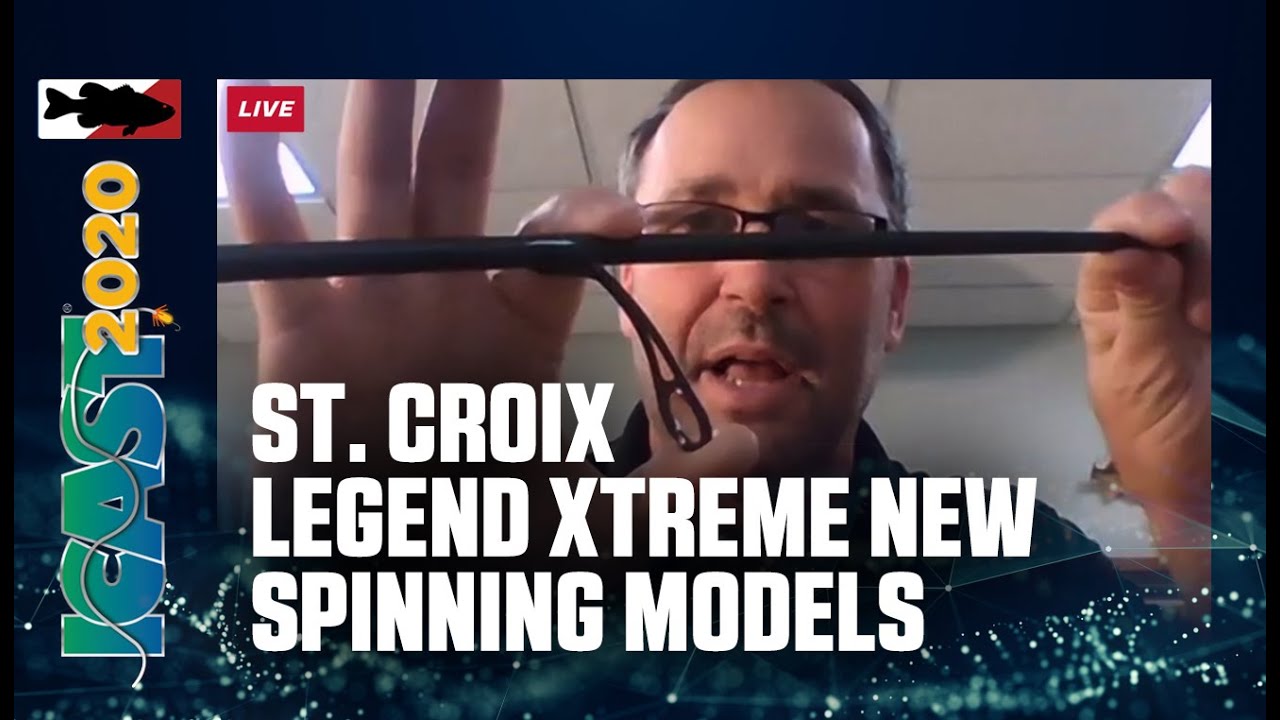 St. Croix Legend Xtreme Spinning Rods New Sizes 6'3M & 7'6M with Dan Johnston | ICAST 2020