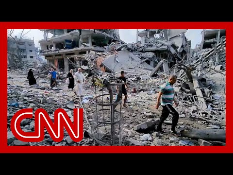 See the devastation in Gaza after Israeli strikes