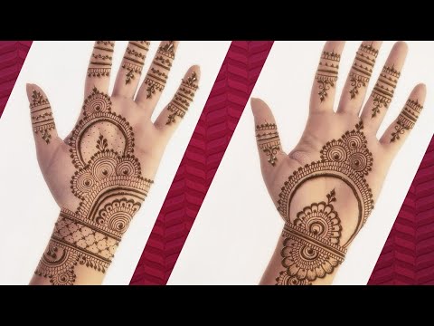 New Stylish Front hand Mehndi Design / Easy Simple Beautiful Mehndi Design / Mehndi ka Design #viral