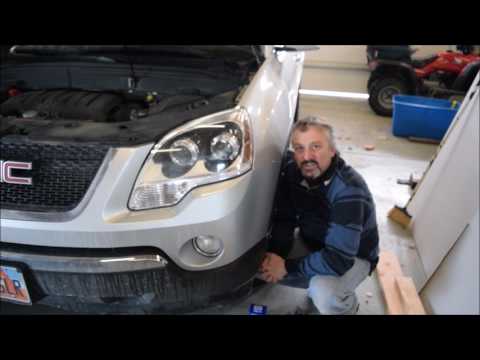 GMC Acadia Head Lights Burn out fast. How to change the headlights on GMC Acadia.