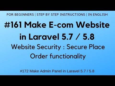 7 Make Admin Panel in Laravel 5 6 | Display Error Message on Login Failure | Logout Process
