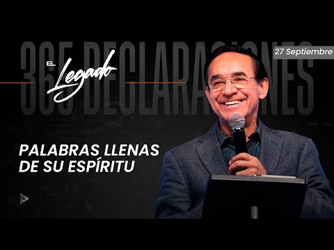 Declaración del día - Palabras llenas de Su Espíritu - 27 Septiembre 2025
