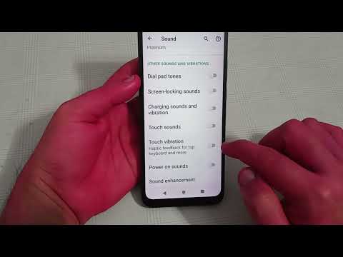 touch vibration setting LG k42, LG k42 mein touch vibration disable Karen