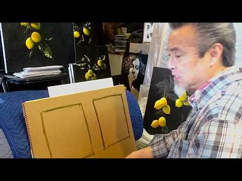 Lemon painting demo 2 of 13