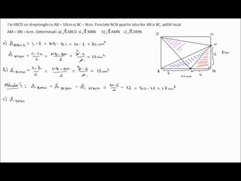 Calcul de arii: problema rezolvata (6i34)