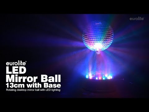 Eurolite LED Mirror Ball 13cm with Base