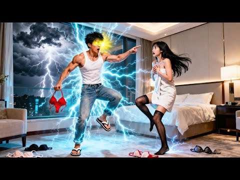 A man gains x ray vision and accidentally sees a beauty wrapped in a towel shocking his fate