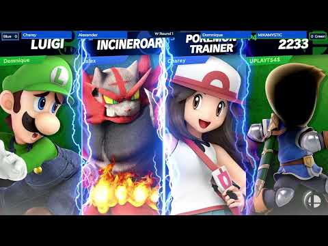 [04/06/25] #SSBU Doubles WR1: Alexander & Charey VS Domnique & MIKAMYSTIC