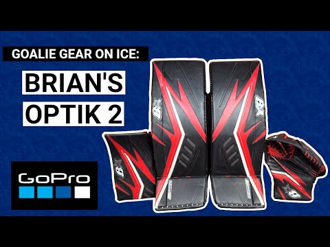 GoPro Hockey Goalie Gear On Ice: Brian's Optik 2 Goalie Pads, Blocker, and Catcher