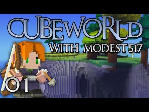 Cube World with Modest517! EP. 01. A derpy start!