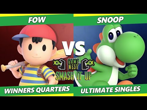 Smash It Up 21 Winners Quarters - FOW (Ness) Vs. Snoop (Yoshi) - SSBU Ultimate Tournament