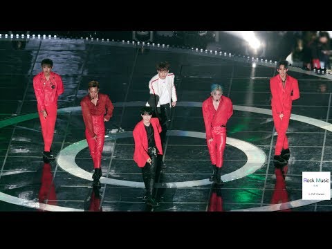 몬스타엑스(셔누, 원호) 세븐틴(호시, 민규) 워너원(박우진, 배진영) 2PM (again & again) [4K 60P RAW 직캠]@181225 락뮤직