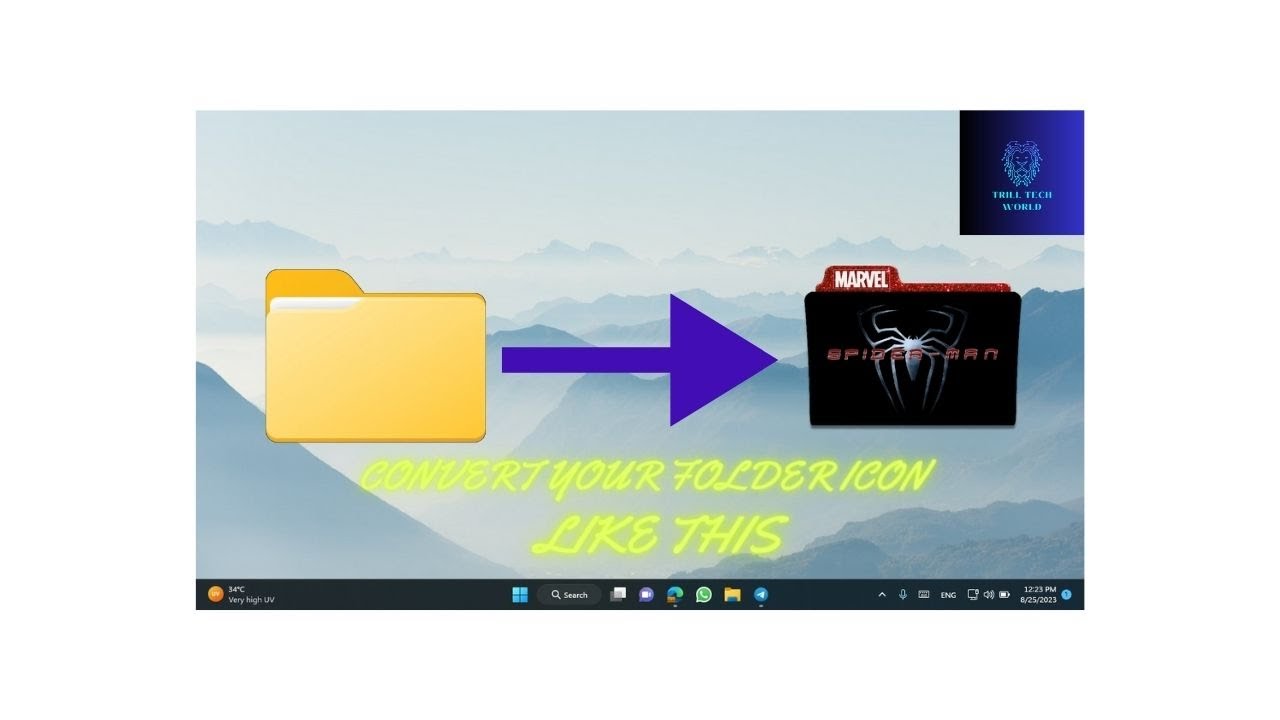 How to change your folder icon 2023