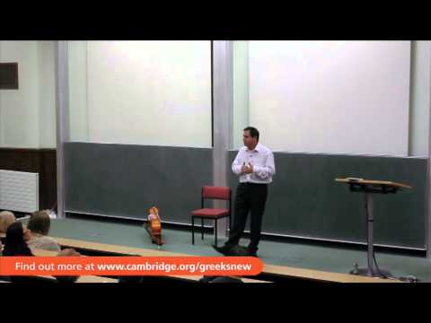 University of Cambridge Festival of Ideas: Armand D'Angour talk (2 of 2)
