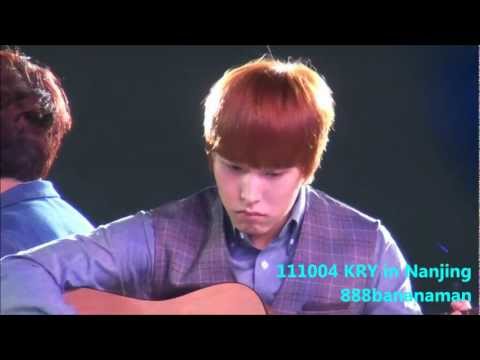 [fancam] 111004 Super Junior - K.R.Y. in Nanjing Ryeowook 『One Fine Spring Day』 Forcus Sungmin
