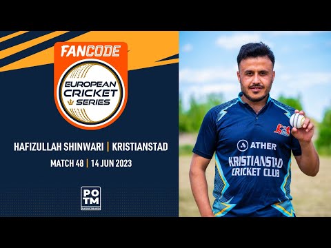 POTM: H.Shinwari - KRS vs ALZ| Highlights | FanCode ECS Sweden | 14 June 2023 | ECS23.463