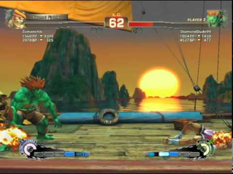 SSF4 - AE Zumanchik (Adon) vs Diamond Dude (Blanka) v2012