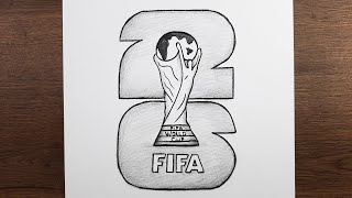 Dünya kupası logosu adım adım nasıl çizilir? Kolay Fifa 2026 dünya kup