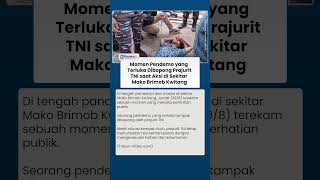 Di Balik Ketegangan Aksi, Prajurit TNI Evakuasi Pendemo yang Terluka di Mako Brimob Kwitang