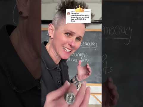 共和国は民主主義だ - TEDトークへようこそ。 #rant #teacher #teachersoftiktok #usa (A republic is a democracy - thanks for coming to my ted talk. #rant #teacher #teachersoftiktok #usa)