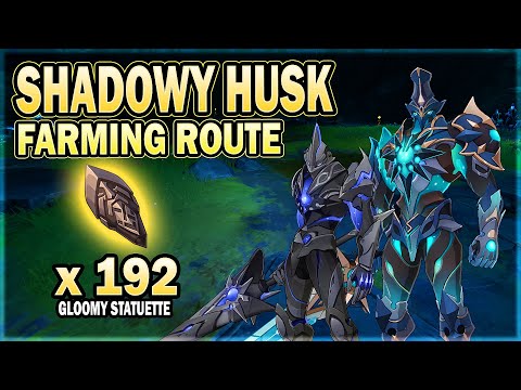 Shadowy Husk / Black Serpents Locations - Efficient Farming Route - Aqua Simulacra Material