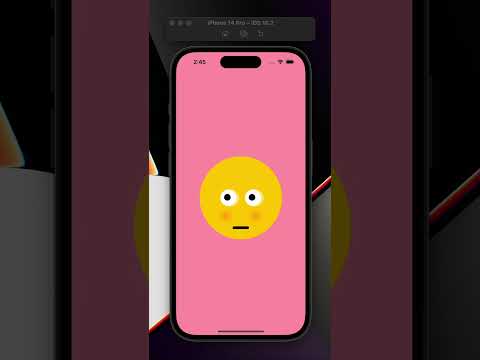 SWIFTUI Animation Emoji View  😀