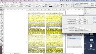 Justification Text in In-Design