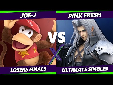 S@X 420 Losers Finals - Joe-J (Diddy Kong) Vs. Pink Fresh (Min Min, Sephiroth) Smash Ultimate - SSBU