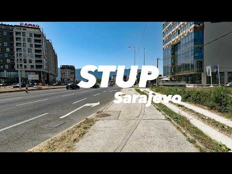 Šetnja kroz Stup Sarajevo 🏣 Summer walk through Stup Sarajevo (4K)