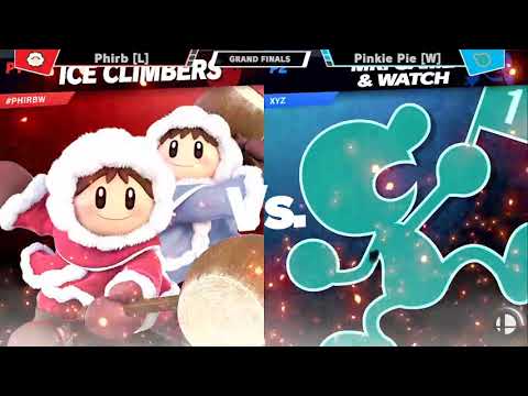 Phirb (Ice Climbers) vs Pinkie Pie (Mr GnW) Grand FInals Daytona Labs 7 Super Smash Bros Tournament