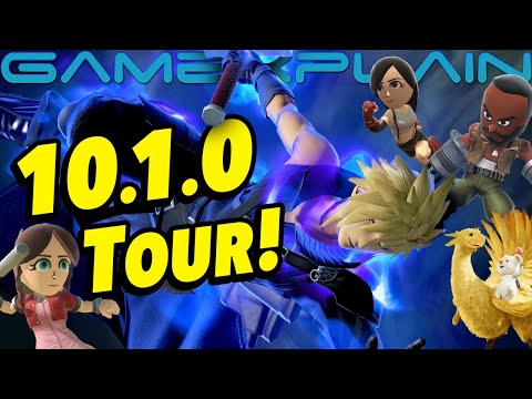 Smash Ultimate 10.1.0 Tour! | Cloud's NEW Final Smash, Sephiroth Spirit Board, Mii Costumes & More!