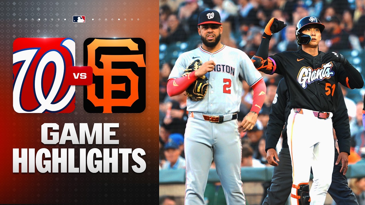 6월10일 워싱턴 샌프란시스코 MLB 하이라이트