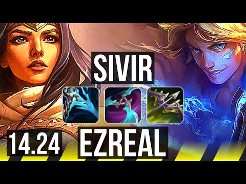 SIVIR & Thresh vs EZREAL & Karma (ADC) | KR Master | 14.24