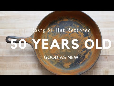 How to Quickly Restore an Old Rusty Pan