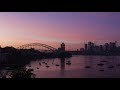 Timelapse In 4K Australia Sydney Sunrise Over The City