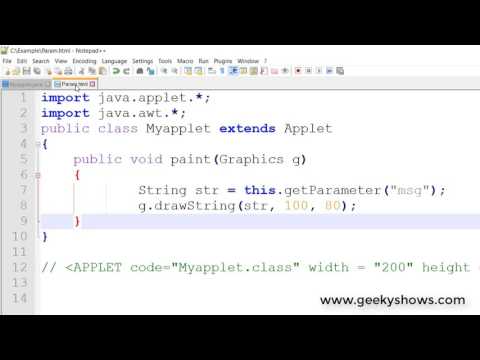 Introduction to Java Applet Hindi