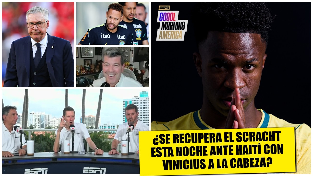 BRASIL, sin NEYMAR, obligado a ganar ante HAITÍ y cambiar su IMAGEN en el MUNDIAL | Goool Morning