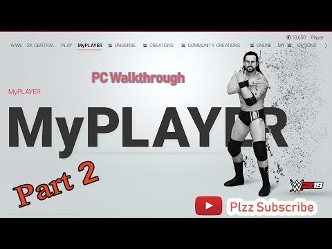 WWE 2K19 My Career Mode PC Gameplay Walkthrough Part 2 - No Commentary