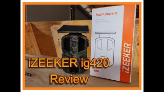 IZEEKER ig420 Trail Camera Unboxing, Setup and Review