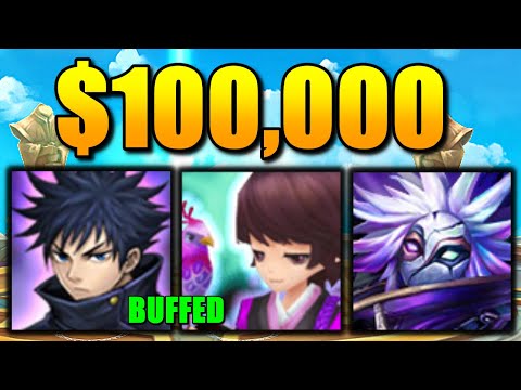 Stealing My Friend's $100,000 Account For The Dark Megumi & Woonsa Showcase! | Summoners War
