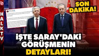 TAŞ ÜSTÜNDE TAŞ KALMAYACAK! Mansur Yavaş'tan Erdoğan görüşmesi sonrası