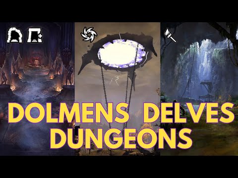ESO Dolmens, Delves & Dungeons Explained (Beginner Guide 2026)