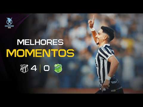Gols e lances de Ceará x Floresta