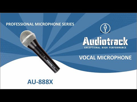 AUDIOTRACK Silver AU-555X -Professional Wired Microphone