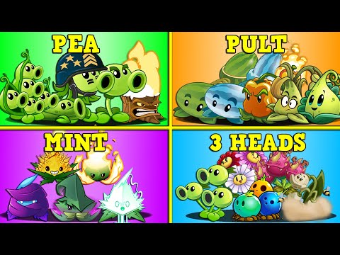 Random 9 Best Team 5 Plants vs All Zombies - Who Will Win? - PvZ 2 Team Plant Battlez