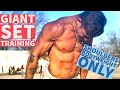 GIANT SET WORKOUT FOR SHOULDERS | BODYWEIGHT ONLY | BEGINNER INTERMEDIATE & ADVANCED SETS |