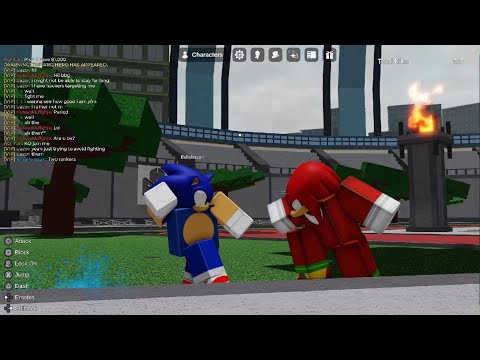 Sonic vs Knuckles.