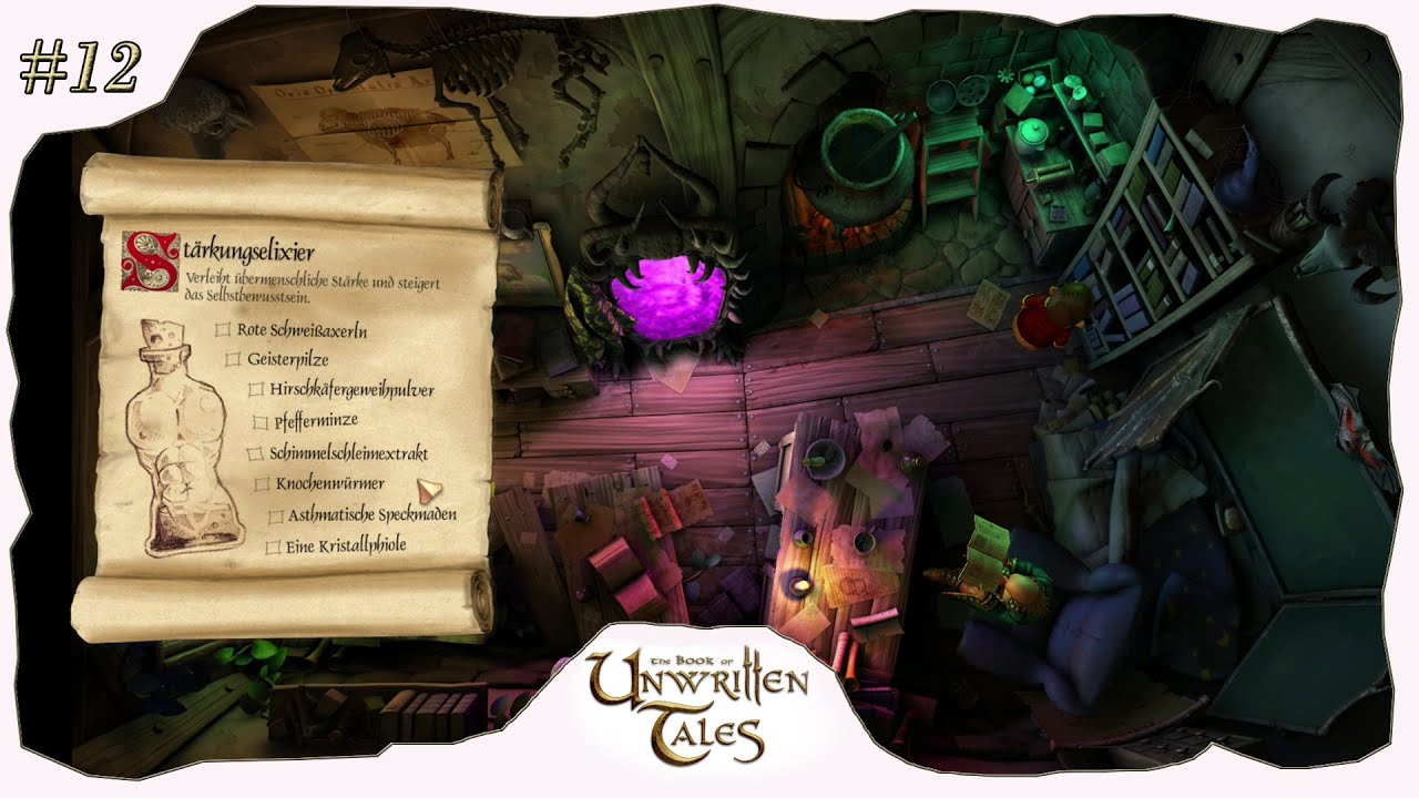 The Book of Unwritten Tales – Folge 12 .... Wir brauen ein Stärkungselixier #clickandpoint