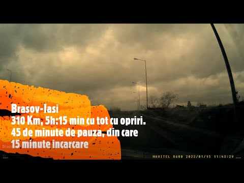 #realEVTraffic : Konița pe traseul Brașov - Bacău - Iași. 15.ian.2022